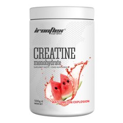 Креатин моногидрат IronFlex Creatine monohydrate 500 грамм Арбуз