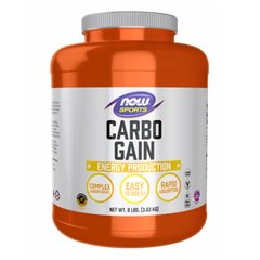 Энергетик карбо углеводы Now Foods Carbo Gain 3630 г