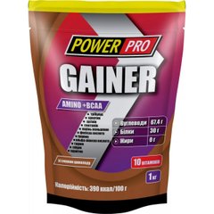 Гейнер для набору маси Power Pro Gainer 1 кгБанан