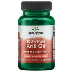 Масло криля Swanson Krill Oil 500 mg 60 капсул