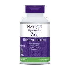 Цинк Natrol Zinc immune health 60 таблеток
