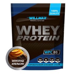 Сироватковий протеїн концентрат Willmax Whey Protein 80 40 грам Шоколад Апельсин