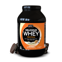 Сироватковий протеїн ізолят QNT Delicious Whey protein (908 г) Кюнт cookies & cream