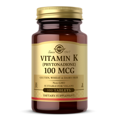 Вітамін До Solgar Vitamin K 100 mcg phytonadione 100 таблеток