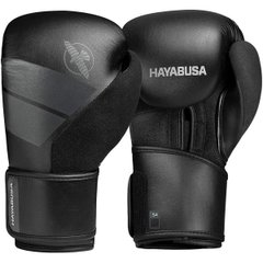 Боксерські рукавиці Hayabusa S4 - Чорні 14oz (Original) Шкіра