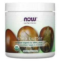 Масло ши Now Foods Shea Butter 100% 207 грамм Без вкуса