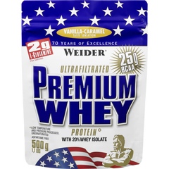 Сироватковий протеїн концентрат Weider Premium Whey Protein (500 г) преміум chocolate-nougat