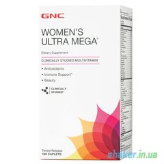 Вітаміни для жінок GNC Women`s Ultra Mega (180 таб)
