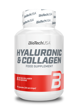 Гіалуронова кислота і колаген BioTech Hyaluronic & Collagen 30 капс