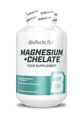 Магний хелат BioTech Magnesium + Chelate 60 капс