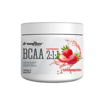 БЦАА IronFlex BCAA Performance 2: 1: 1 200 грам Полуниця