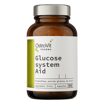Витамины для метаболизма глюкозы и инсулина OstroVit Pharma Glucose System Aid 90 капсул