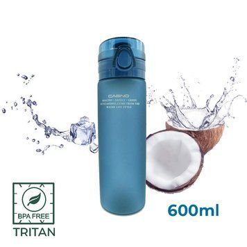 Пляшка для води CASNO 650 мл KXN-1157 Tritan Синя