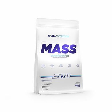 Гейнер для набора массы AllNutrition Mass Acceleration 1000 г chocolate caramel nougat