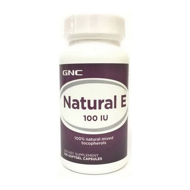 Вітамін Е GNC Natural E-100 100 капсул