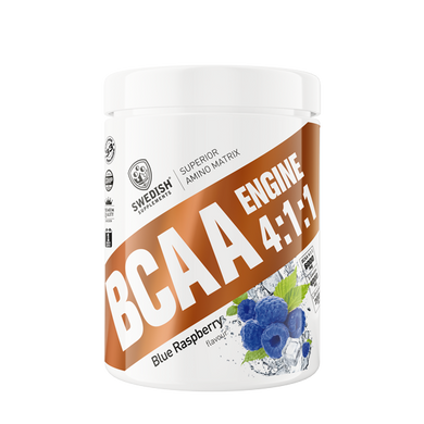 БЦАА Swedish Supplements BCAA Engine 4:1:1 400 грамм blue raspberry