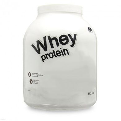 Сироватковий протеїн концентрат Fitness Authority Whey Protein 2270 грам Ванільний смузі