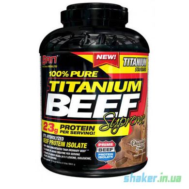 Говяжий протеин SAN 100% Pure Titanium Beef Supreme 1830 г сап титаниум ваниль