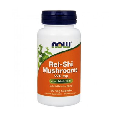 Гриби Рейша, Rei-Shi Mushrooms, 270 Мг, 100 капсул