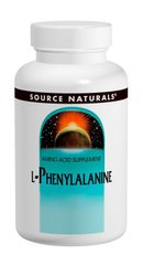 L-Фенилаланин 500мг, Source Naturals, 100 таблеток