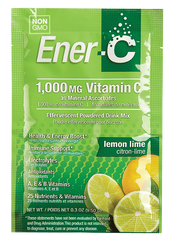 Витаминный Напиток для Повышения Иммунитета, Вкус Лимона и Лайма, Vitamin C, Ener-C, 1 пакетик