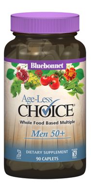 Мужские Мультивитамины 50+, Ageless Choice, Bluebonnet Nutrition, 90 капсул