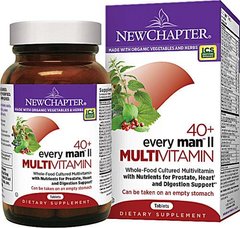 Щоденні Мультівітаміни для Чоловіків II 40+, Every Man's, New Chapter, 48 таблеток
