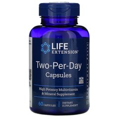 Мультивітаміни Двічі в День, Two-Per-Day, Life Extension, 60 капсул