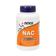 N-ацетилцистеин Now Foods NAC 600 mg (100 капс) нау фудс