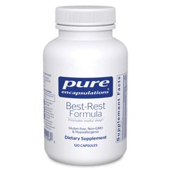 Добавка для покращення сну Pure Encapsulations Best-Rest Formula 120 капсул