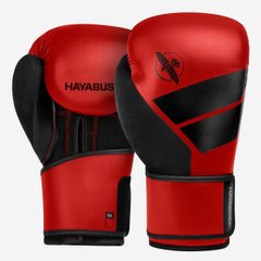 Боксерські рукавички Hayabusa S4 - Червоні 14oz (Original) M Шкіра