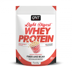 Сироватковий протеїн концентрат QNT Light Digest Whey protein (500 г) Кюнт popcorn