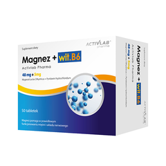 Магній Б6 Activlab Magnez + Vit B6 50 капсул