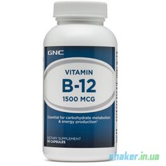Витамин б12 GNC Vitamin B-12 1500 (90 таб) гнс