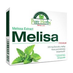 Екстракт листя меліси Olimp Melisa Premium 320 mg melissa extract (30 капс)