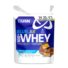 Сироватковий протеїн USN Blue Lab 100% Whey Premium Protein 476 г caramel chocolate