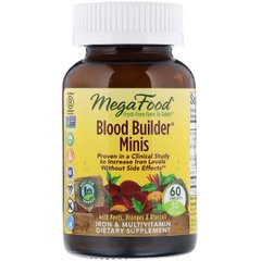 Витамины для очищения крови MegaFood Blood Builder Minis 60 таблеток