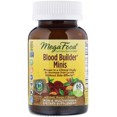 Вітаміни для очищення крові MegaFood Blood Builder Minis 60 таблеток