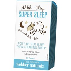 Комплекс для сна Webber Naturals Super Sleep 30 каплет