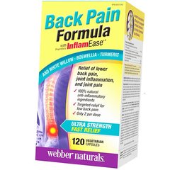 Комплекс витаминов Webber Naturals Back Pain Formula 120 капсул