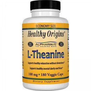 Л-теанин Healthy Origins L-Theanine 100 mg 180 капсул