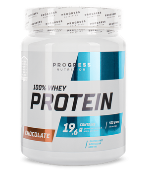 Сывороточный протеин концентрат Progress Nutrition 100% Whey Protein 500 г Шоколад