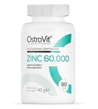 Цинк OstroVit Zinc 60.000 90 таблеток