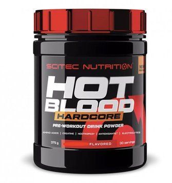 Передтренувальний комплекс Scitec Nutrition Hot Blood Hardcore 375 г guarana