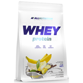 Сывороточный протеин концентрат AllNutrition Whey Protein (900 г) Vanilla Banana