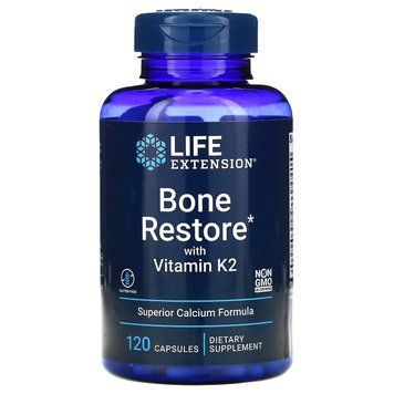 Восстановление костей+витамин К2 Life Extension Bone Restore 120 капсул