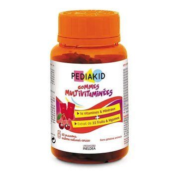Мультивітаміни для дітей Pediakid GOMMES MULTIVITAMINEES 60 ведмедиків