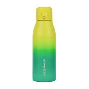 Железная Бутылка для воды UZspace Uzspace Iron Gradient Waterboottle 600 мл Желто-Зеленый
