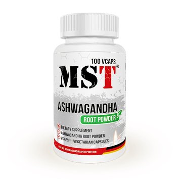 Ашваганда MST Ashwagandha Root Powder 100 капсул