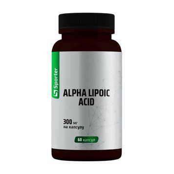 Альфа Липоева Кислота Sporter Alpha Lipoic Acid 60 Капсул